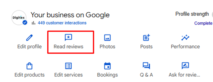 go to the reviews section